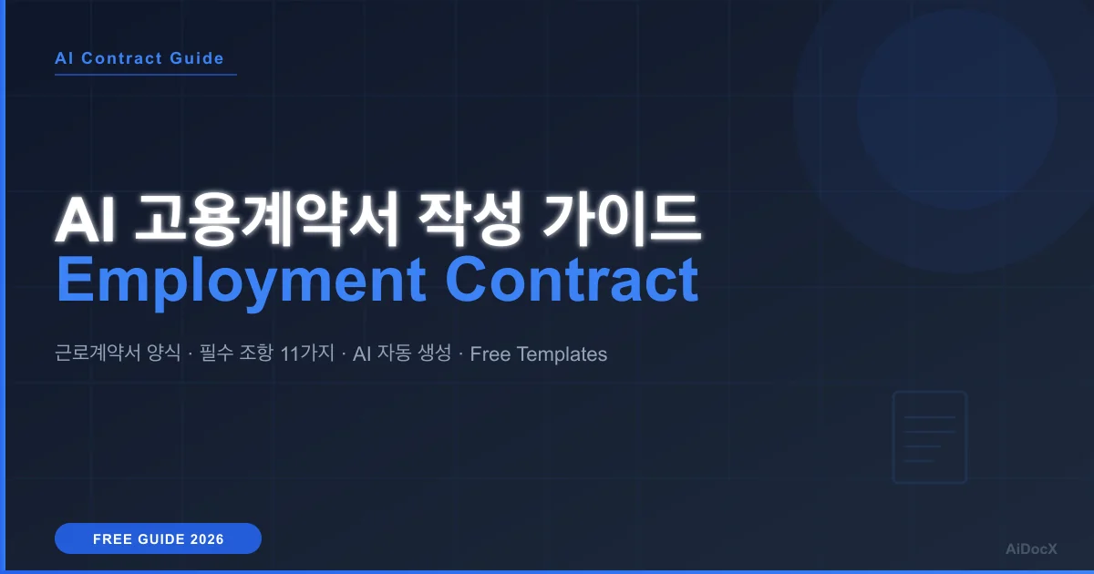 AI Employment Contract Generator: Free Templates + How to Write Employment Agreements (2026)