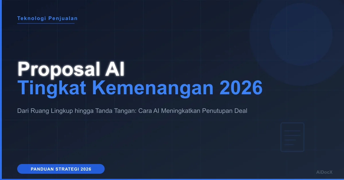 Cara Generator Proposal AI Meningkatkan Tingkat Kemenangan di 2026