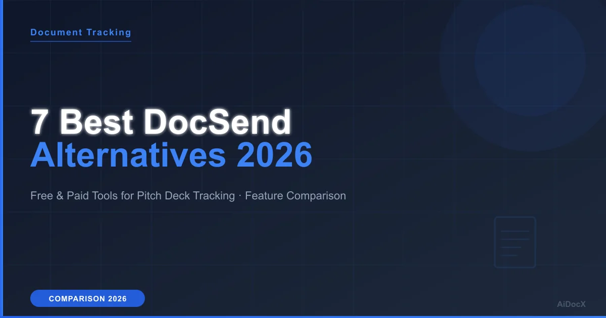 7 Best DocSend Alternatives in 2026: Free & Paid Tools for Pitch Deck Tracking
