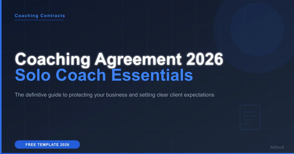 Coaching Client Agreement Template 2026: Essential Guide