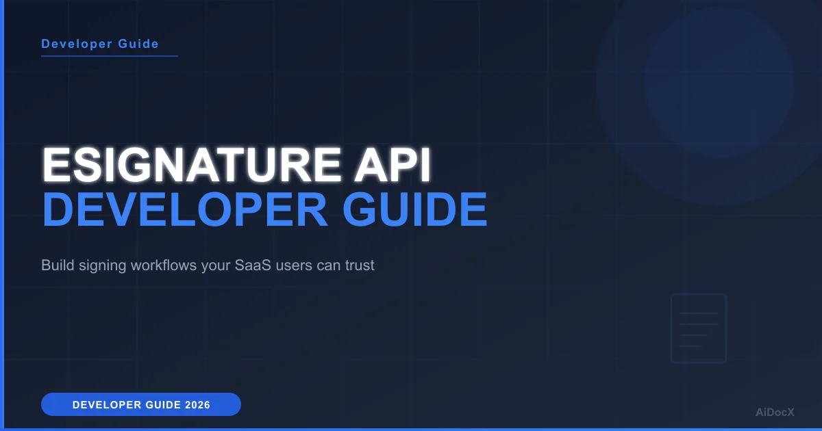 eSignature API for Developers in 2026: A Practical Guide