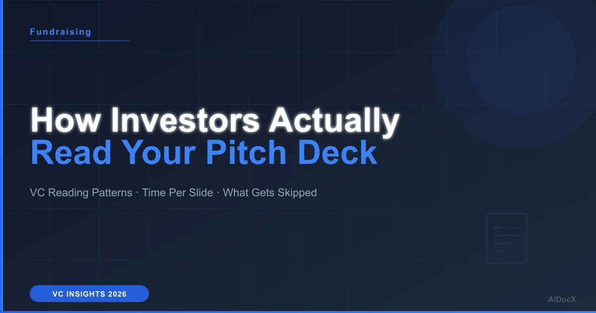 Como Investidores Realmente Leem Seu Pitch Deck — Dados e Insights de VCs (2026)