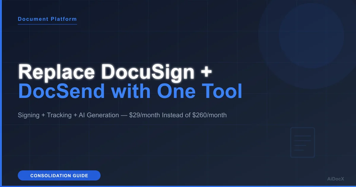 Paying for DocuSign AND DocSend? Here's How to Replace Both with One Tool