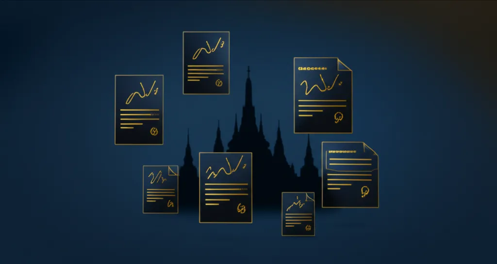 เปรียบเทียบบริการลายเซ็นอิเล็กทรอนิกส์ในประเทศไทย 2026: AiDocX vs DocuSign vs Zoho Sign