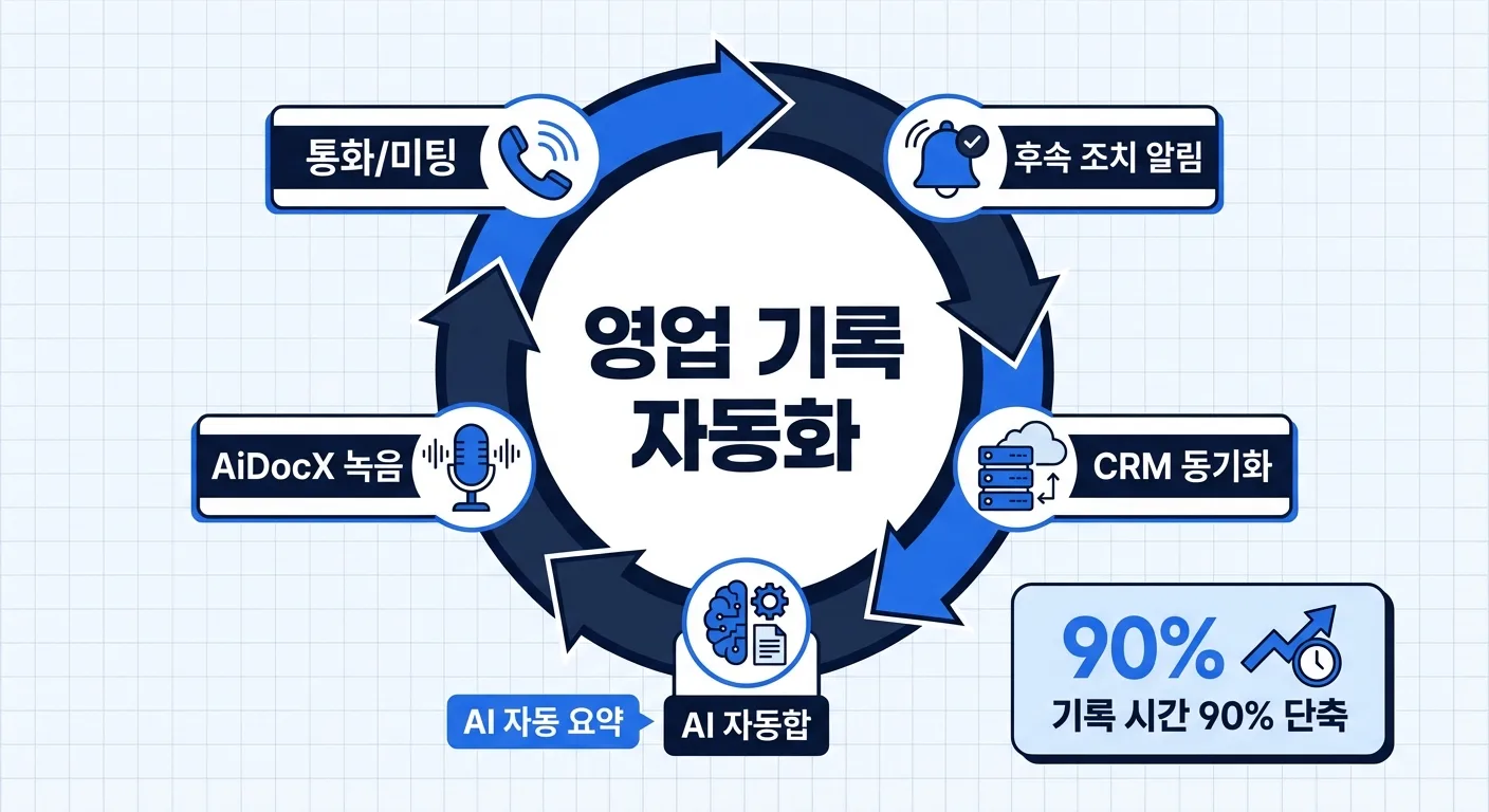 영업 상담 기록 자동화 흐름